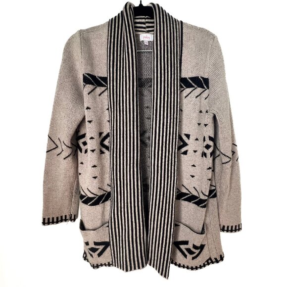Pixley Sweaters - Stitchfix Pixley Aztec Patterned Cardigan Boho Western Cabincore